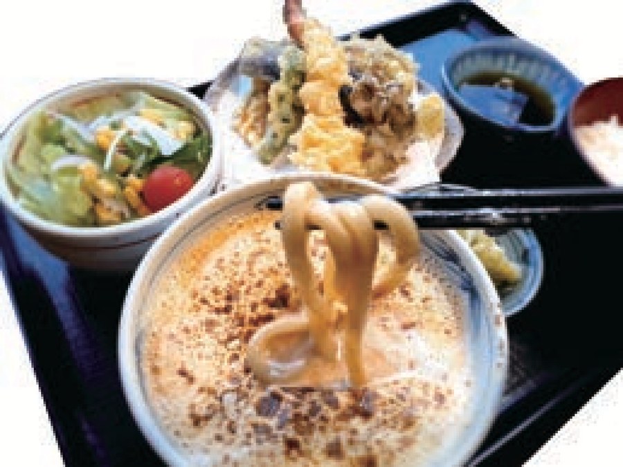 たまふわと鰻のかき揚げ丼